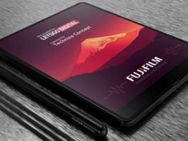 Fujifilm foldable smartphone Patent Render