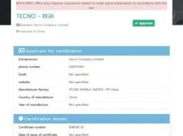 TECNO Spark Go 2024 Listing